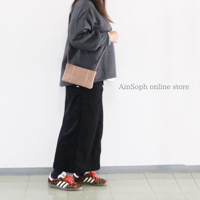 【HPレザー】Ain Soph（アインソフ）お財布ショルダー・スマホショルダー｜ウォレットショルダー｜DA1653-HP