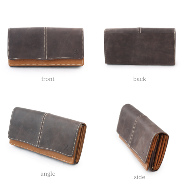 【カード30枚収納】ダブルフラップ長財布/DA499F-HP